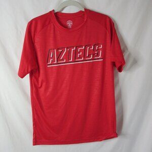 San Diego State University Aztecs SDSU Red T Shirt Nylon Jersey  Size Medium NWT
